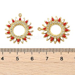 304 Edelstahl-Emaille-Anhänger&nbsp;STAS-T076-10G-01