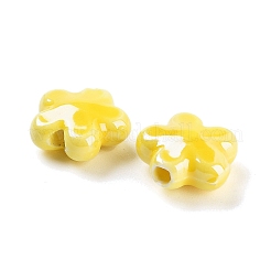 手作りの陶器ビーズ  ファミーユスタイルバラ  花  きいろ  11.5x12x5.5mm  穴：2mm  2個/セット&nbsp;PORC-O005-01A