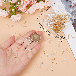 160 шт. 2-х цветные крючки для сережек из нержавеющей стали 304 STAS-BBC0003-78