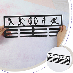 Модная железная вешалка для медалей&nbsp;ODIS-WH0021-198