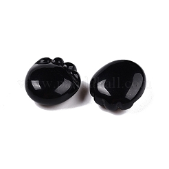 Фигурки следов из натурального обсидиана&nbsp;DJEW-N003-02A