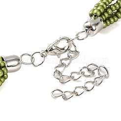 Ожерелья-нагрудники из ракушек из пресноводной воды NJEW-S427-02D