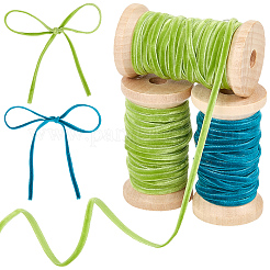 3 рулон бархатной ленты 2 цветов&nbsp;OCOR-CP0001-20A