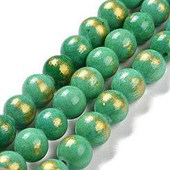 Chapelets de perles en jade Mashan naturel&nbsp;LS-G-F670-A02-10mm