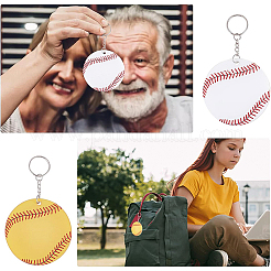 Наборы для самостоятельного изготовления брелока-подвески в виде бейсбольного мяча&nbsp;DIY-BC0005-23