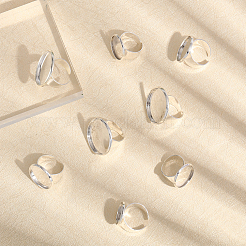 16 шт. 4 регулируемых размера латунных колец для пальцев KK-CA0002-22S