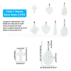 Opalite подвески G-PH0001-12P