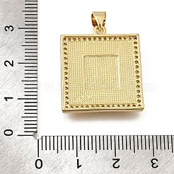 Подвески в форме ракушек из латуни с микропаве и кубическим цирконием&nbsp;KK-D328-07G