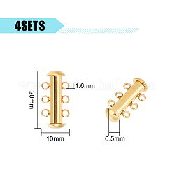 4 комплект застежек-слайдеров из нержавеющей стали 304 STAS-UN0047-95