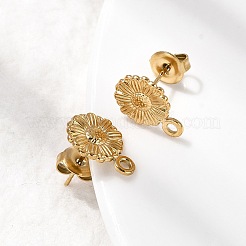 Фурнитура для сережек-гвоздиков из нержавеющей стали 304 STAS-K306-74G