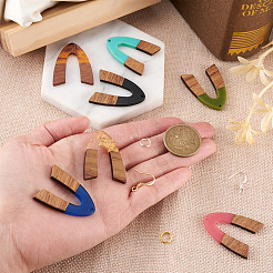 Kit de fabrication de boucles d'oreilles pendantes en forme de V&nbsp;DIY-BY0001-42