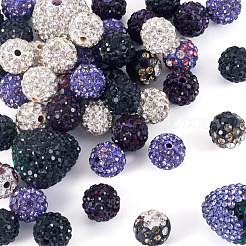 9 стиль полимер ручной работы со стразами глиняные бусины&nbsp;CLAY-BT0001-07