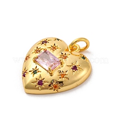 Латунные микро проложить кубического циркония подвески KK-U033-18G-01