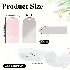 20 Acryl-Sitzplatzschild für Hochzeiten&nbsp;AJEW-BM0001-24B