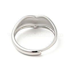 Женское регулируемое кольцо в форме сердца из нержавеющей стали 304&nbsp;RJEW-I085-20P