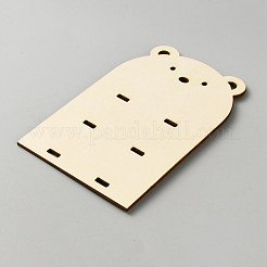 Espositore in legno a 3 piano per gioielli&nbsp;ODIS-WH0086-202