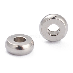 Cuentas espaciadoras de acero inoxidable 202 que no se deslustran&nbsp;X-STAS-H152-05B-P