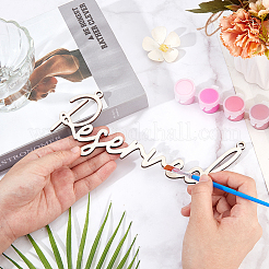 Деревянный знак зарезервированного места для сидения HJEW-WH0069-20A