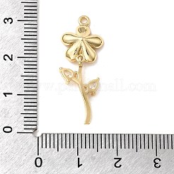 Ottone micro spianare pendenti zirconi&nbsp;KK-H089-11G