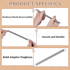 14 шт. пружина растяжения из нержавеющей стали 304 с двойным крючком&nbsp;FIND-ME0003-32