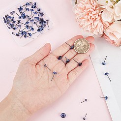 80 шт. 4-х стилистические стеклянные кукольные глаза DIY-GF0007-82