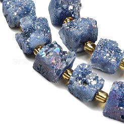 Гальванические натуральный druzy шарики агата стренг G-G289-01B