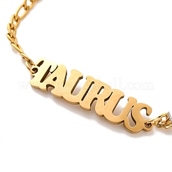 Bracelets à maillons en acier inoxydable constellation 202 pour femmes et hommes&nbsp;LS-AJEW-U006-01D