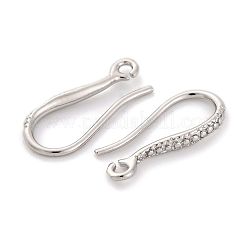 Латунные крючки для сережек EJEW-R025-14P