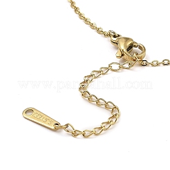 Ожерелья с сердечным стеклом NJEW-E105-08KCG