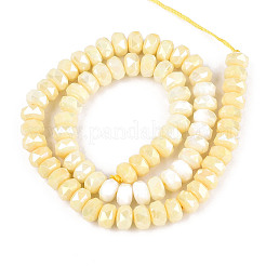 Антикоррозийные гальванические стеклянные бусины&nbsp;GLAA-T025-8mm-11J