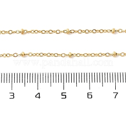 201 нержавеющая сталь спутниковое ожерелье цепь для мужчин и женщин NJEW-P268-A22-2X5