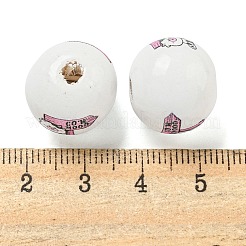 Европейский бисер из натурального дерева WOOD-F014-01A