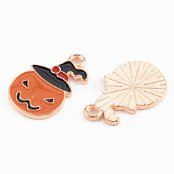 Подвески из эмалевого сплава легкого золота ENAM-T018-12