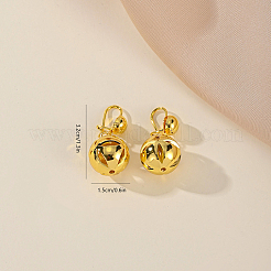 Винтажные полые круглые латунные серьги-кольца&nbsp;YZ9899-1