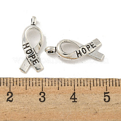 Символическая лента надеяться подвески сплава тибетский стиль&nbsp;TIBEP-R344-11AS-LF