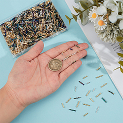 1998 шт. 9 вида стеклянных витых бусин SEED-PH0001-38