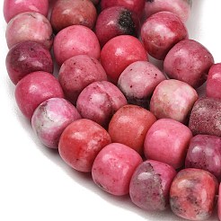 Gefärbt natürlichen weißen Jade Perlen Stränge&nbsp;GG-CBAA20A-01B-05