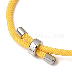 Herstellung eines Armbands aus runder Nylonschnur (Milan-Schieber)&nbsp;BJEW-L722-01P-18