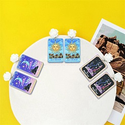 15 pièces 3 styles pendentifs acryliques imprimés&nbsp;SACR-CJ0001-29