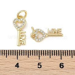 Cremagliera placcatura micro ottone spianare pendenti zirconi&nbsp;LS-KK-H509-05G