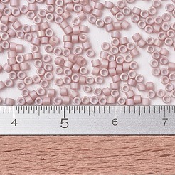 MIYUKIデリカビーズ  シリンダー  日本製シードビーズ  11/0  （db1525)マット不透明ピンクシャンパンyellowab  1.3x1.6mm  穴：0.8mm  約2000PCS /ボトル  10 G /ボトル&nbsp;SEED-JP0008-DB1525
