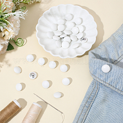 30 шт. пуговицы из искусственной кожи с 1 отверстиями на ножке&nbsp;BUTT-CL0001-01A-02