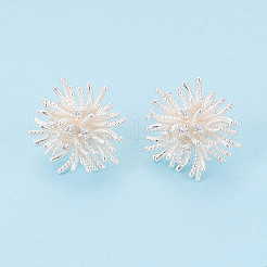 Серьги-гвоздики из циркония EJEW-T047-47S