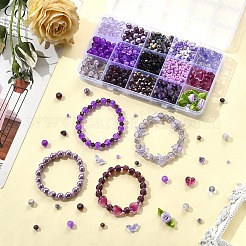 Наборы для самостоятельного изготовления бижутерии из стеклянных бусин&nbsp;DIY-YW0012-04A