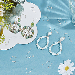 10 пара 5 стиля 925 крючка для сережек из стерлингового серебра&nbsp;STER-BBC0006-08