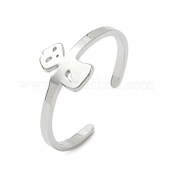 Регулируемые манжетные кольца из нержавеющей стали 304 RJEW-Z105-01P-01