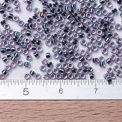 MIYUKIデリカビーズ  シリンダー  日本製シードビーズ  11/0  （db0059)アメジストクリスタルアブ  1.3x1.6mm  穴：0.8mm  約2000PCS /ボトル  10 G /ボトル&nbsp;SEED-JP0008-DB0059