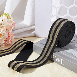 4.7 ярд полиэстеровой плоской эластичной полосатой ленты OCOR-GF0003-30A