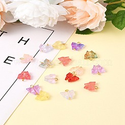 50шт стеклянные подвески&nbsp;PALLOY-FS00015