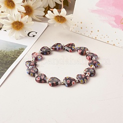 Bracciali elasticizzati a mano millefiori&nbsp;BJEW-JB06371